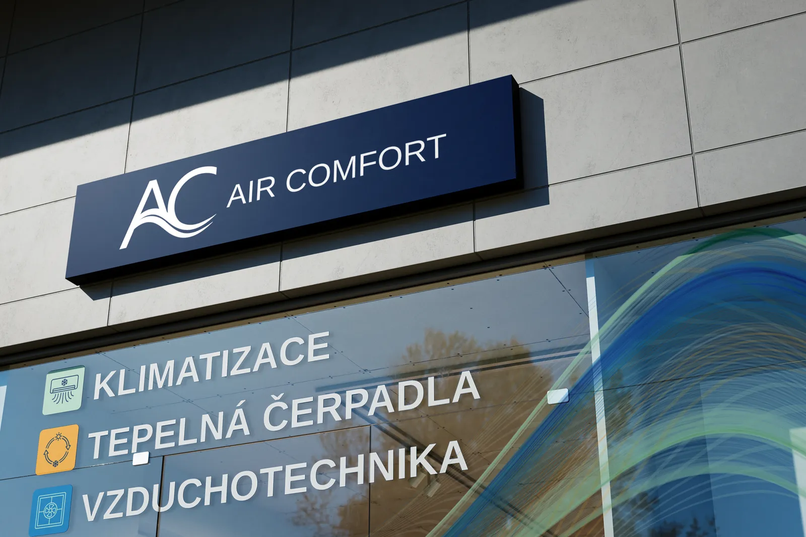 Air Comfort — vizuální identita, ukázka 6
