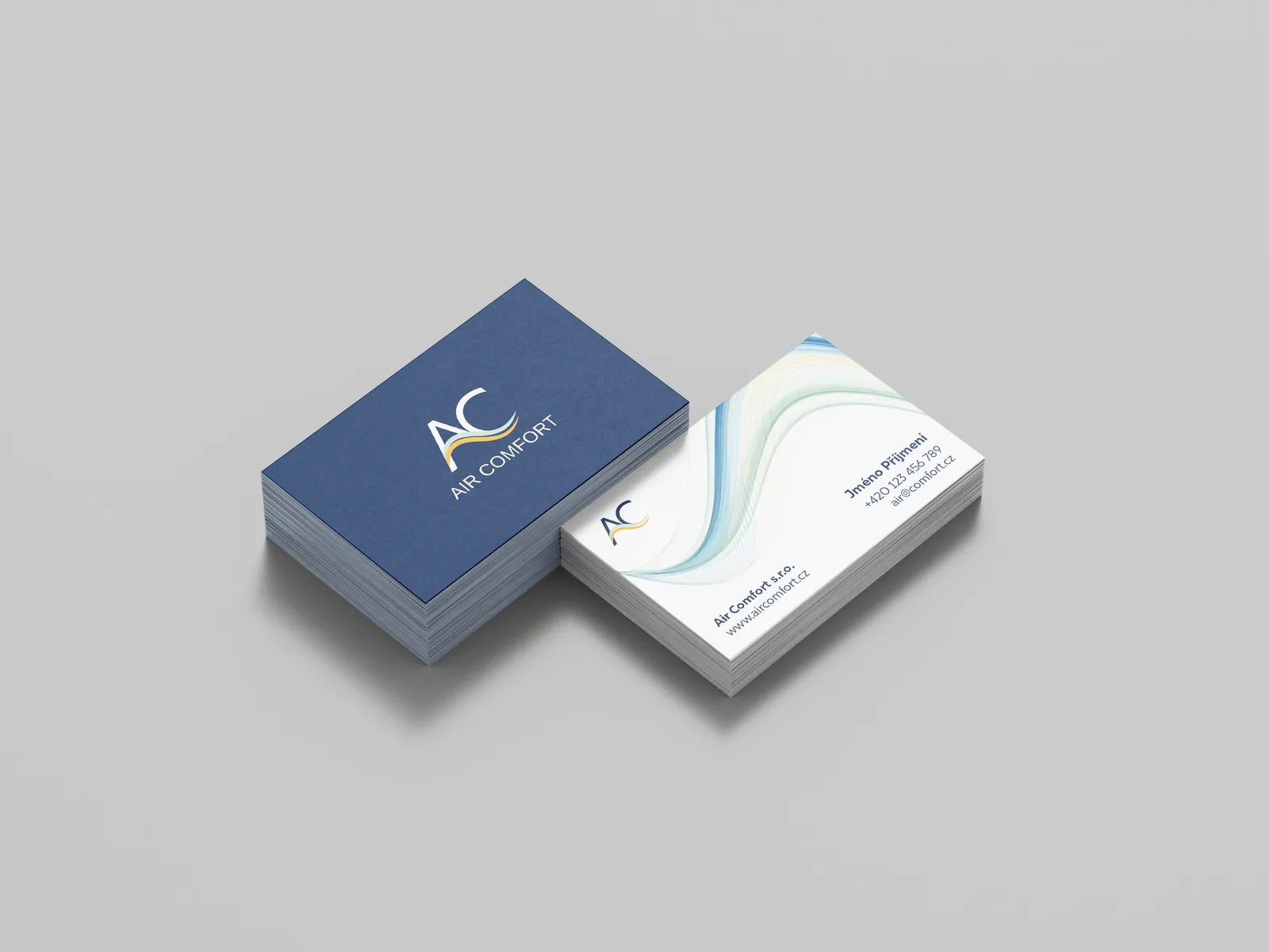 Air Comfort — vizuální identita, ukázka 2