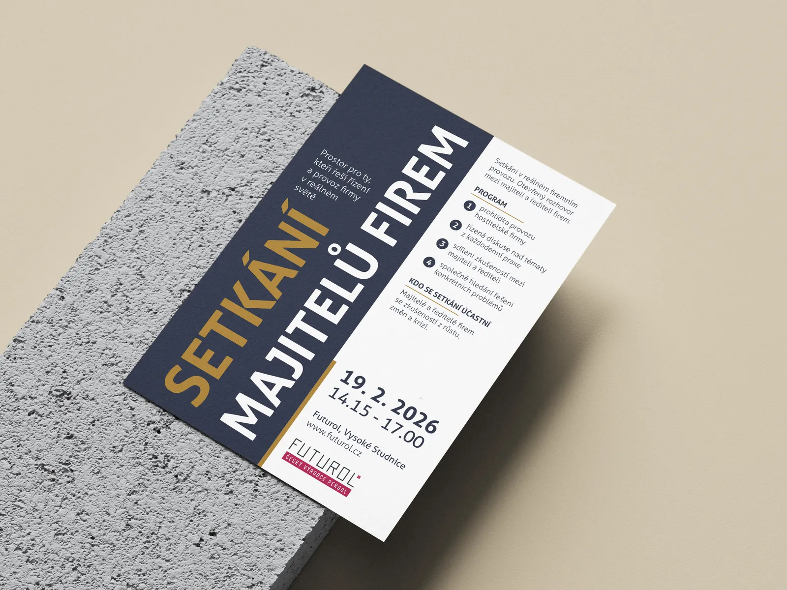 Cech majitelů firem – leták