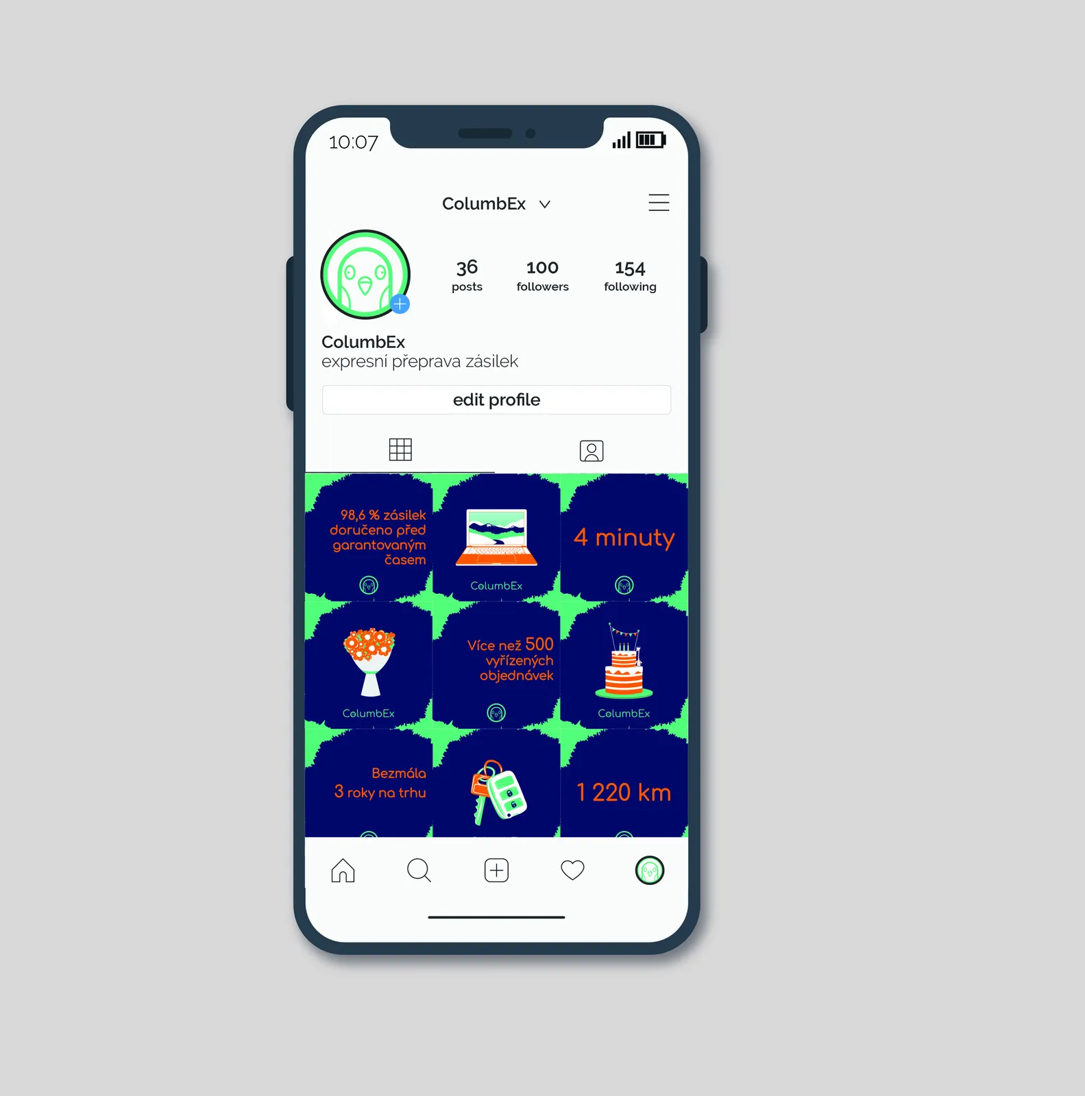 ColumbEx – social media grafika